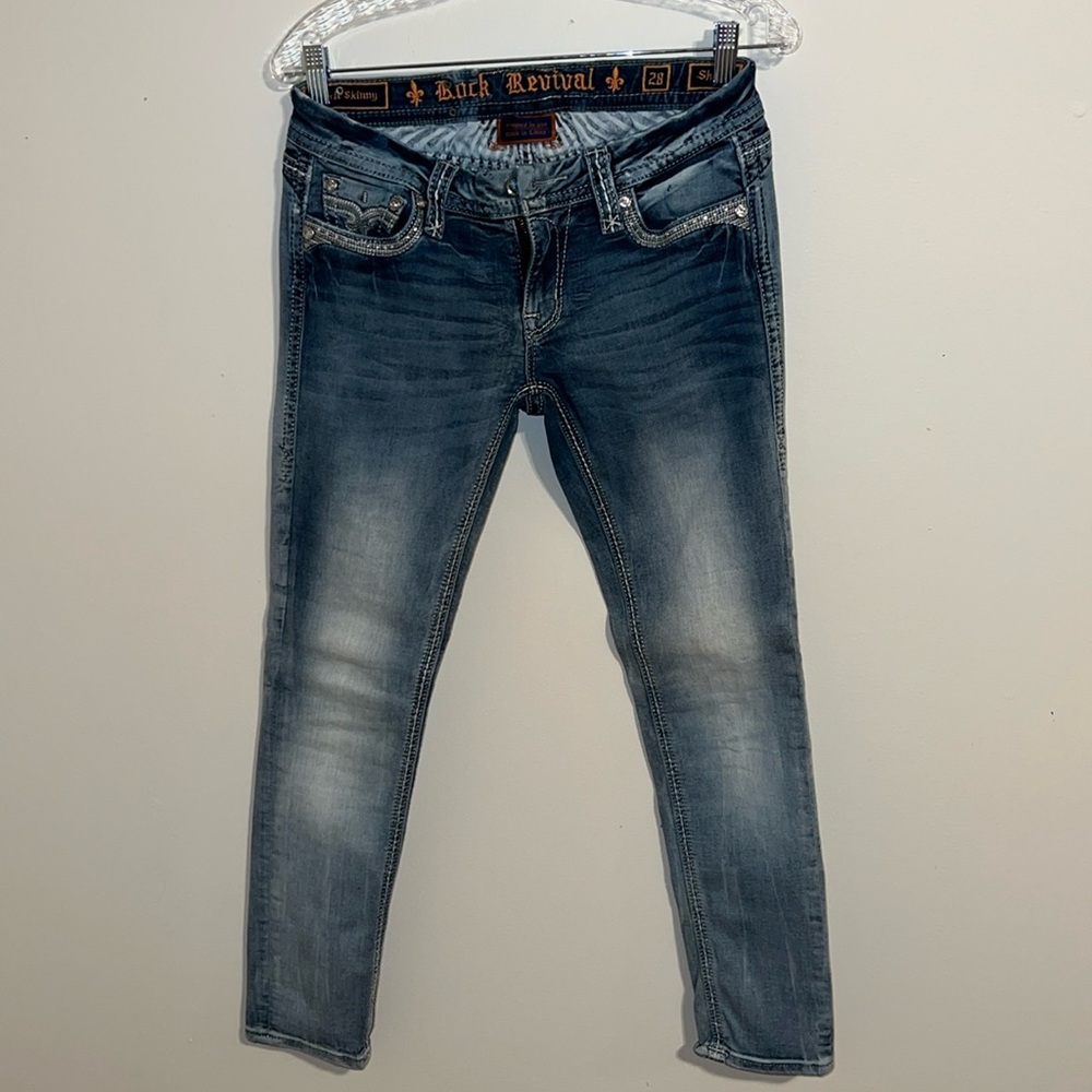 Rock Revival Skinny Jeans Sherry Size 28 Short